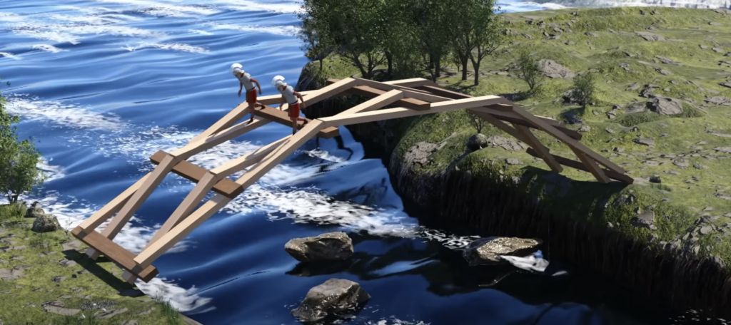 The Ingenious Engineering of Leonardo da Vinci’s Self-Supporting Bridge, Explained