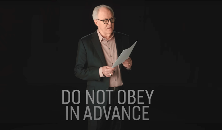 Actor John Lithgow Reads 20 Lessons on Tyranny, Penned by Historian Timothy Snyder