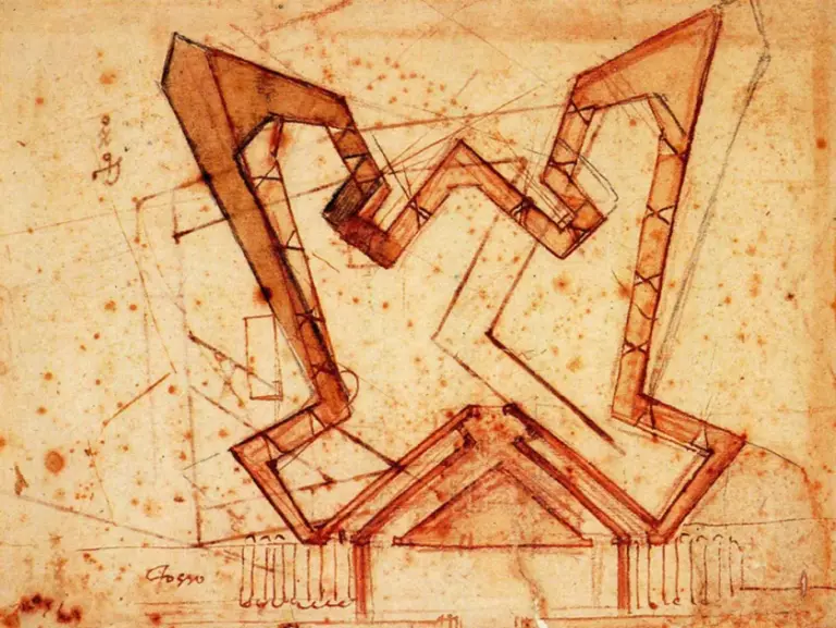 When Michelangelo Created Artistic Designs for Military Fortifications to Protect Florence (1529–1530)