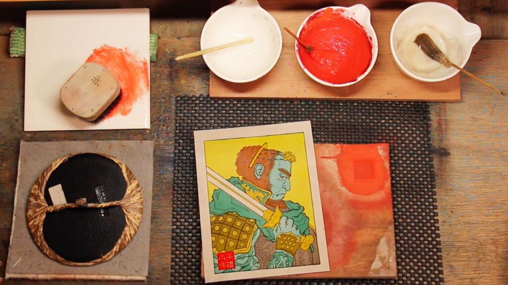 An Immersive, ASMR-Style Look at Japanese Woodblock Printing