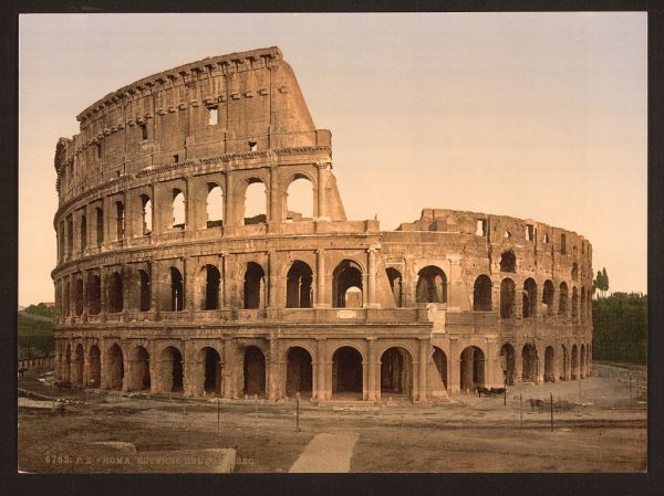 Rome in 1890 Captured in Color Photographs: The Colosseum, Forum, Trevi Fountain & More