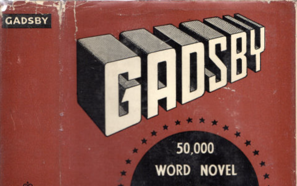 Discover Gadsby: The 50,000-Word Novel Written Without Using the Letter E (1939)