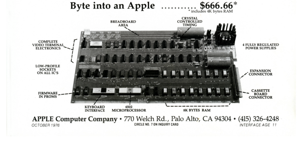 The $666 Board That Built Apple: How the Apple I Changed Computing 50 Years Ago