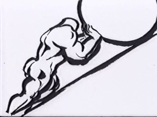 The Myth of Sisyphus Wonderfully Animated in an Oscar-Nominated Short Film (1974)