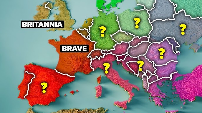 ¿De dónde obtuvieron sus nombres los países europeos (y el Reino Unido)?