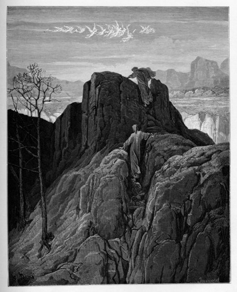 5:Gustave Dore Mount of Purgatory