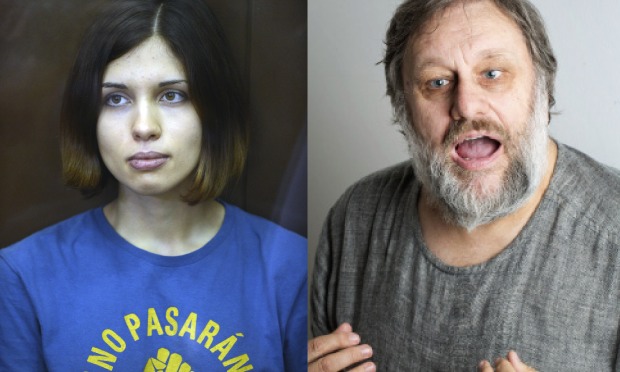 Nadezhda Tolokonnikova of Pussy Riot writing to Slavoj iek