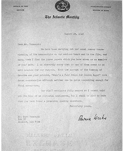 yale rejection letter