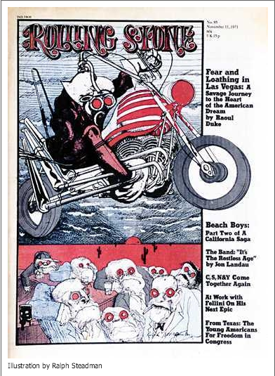Read Hunter S. Thompson's Fear and Loathing in Las Vegas, as Was Originally Published in Rolling Stone (1971) | Open Culture