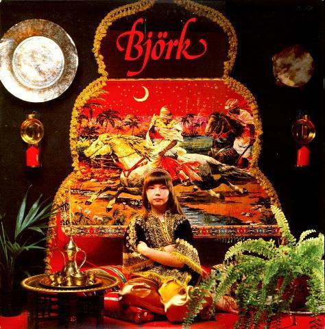 Portada del primer disco de Björk, titulado Björk (1977).
