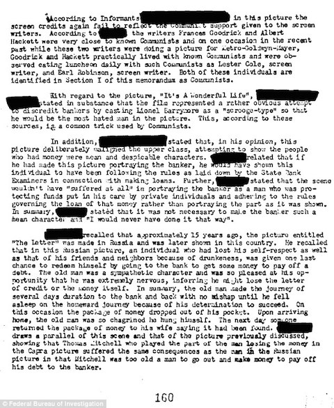 Wonderful Life FBI File