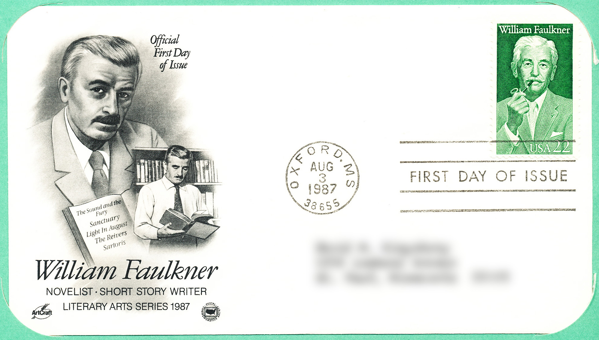 William Faulkner Resigns From His Post Office Job With a Spectacular