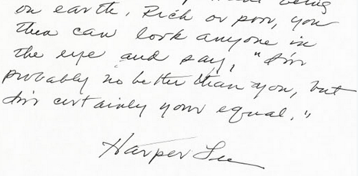 Harper Lee Gets a Request for a Photo; Offers Important Life Advice ...