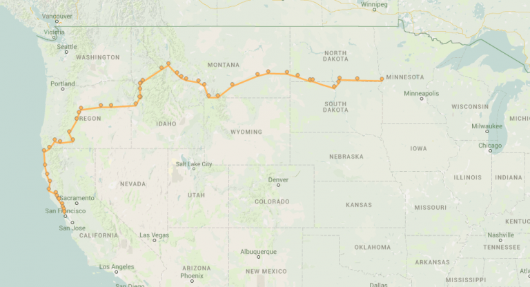12 Classic Literary Road Trips in One Handy Interactive Map | Open Culture