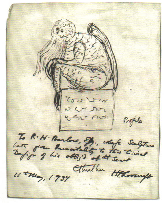 H.P. Lovecraft's Monster Drawings: Cthulhu & Other Creatures from ...