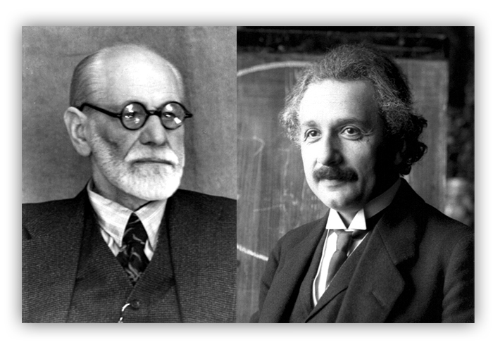 Albert Einstein & Sigmund Freud Exchange Letters and Debate How to Make