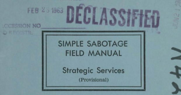 Read the CIA's Simple Sabotage Field Manual: A Timeless Guide to