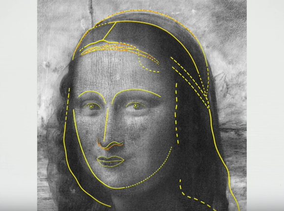 Hidden Drawing Discovered Beneath 'Mona Lisa