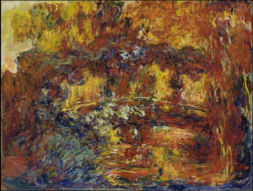 Monet Japanese Footbridge 1920