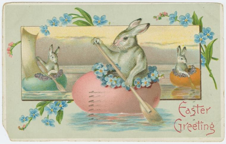 Download Beautiful Free Vintage Easter Cards From The New York Public Library Open Culture