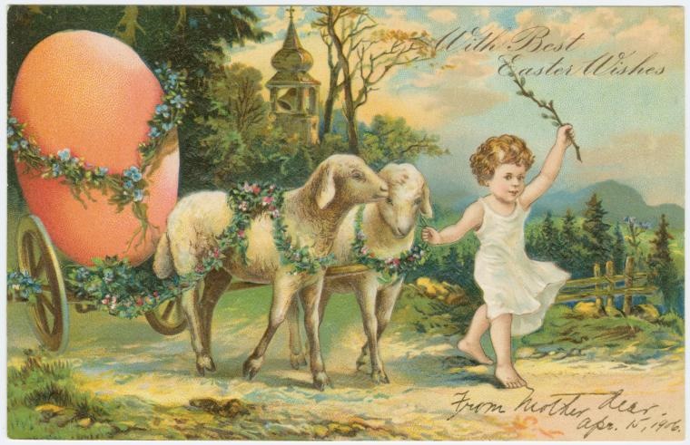 Download Beautiful Free Vintage Easter Cards from the New York Public Library | Open Culture