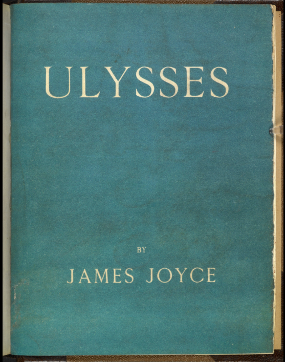 First Edition Ulysses