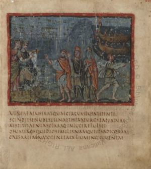 1 600 Year Old Illuminated Manuscript of the Aeneid Digitized Put