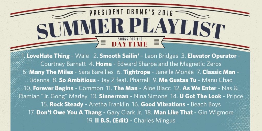 Download A Free POTUS Summer Playlist: Pres. Obama Curates 39 Songs ...