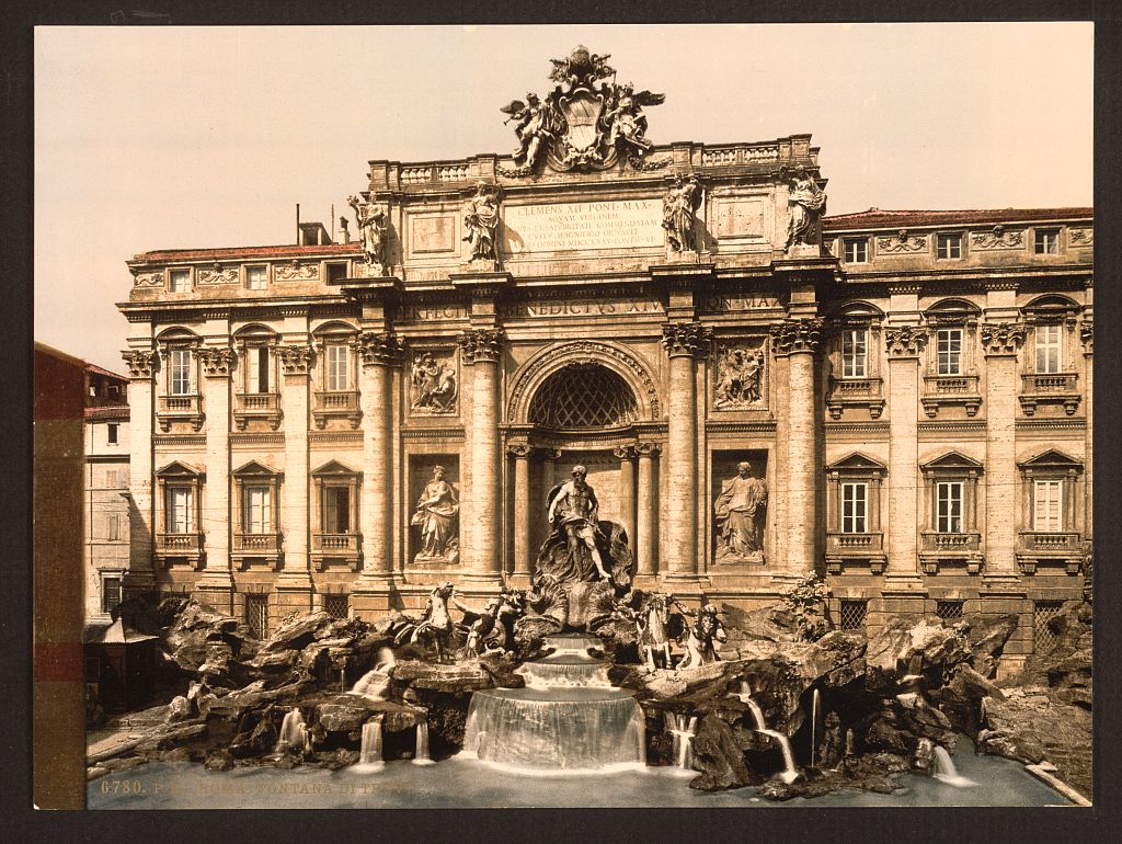 1890 Trevi Fountain