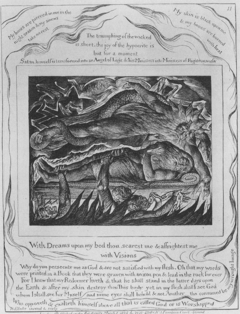 William Blake's Masterpiece Illustrations of the Book of Job (1793-1827 ...