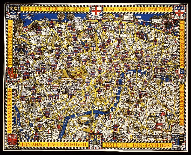 The Wonderground Map Of London Town The Iconic 1914 Map That Saved