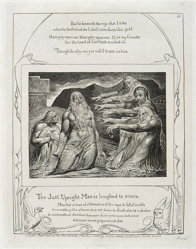 William Blake's Masterpiece Illustrations of the Book of Job (1793 