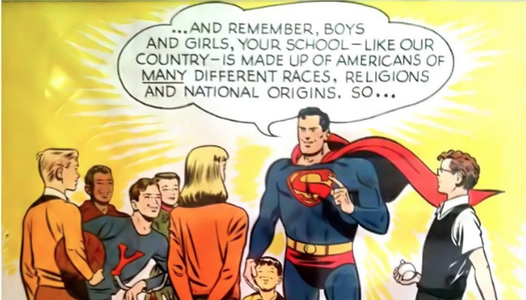 1950 Superman Poster Urged Kids To Defend All Americans Regardless Of Their Race Religion Or National Origin Open Culture