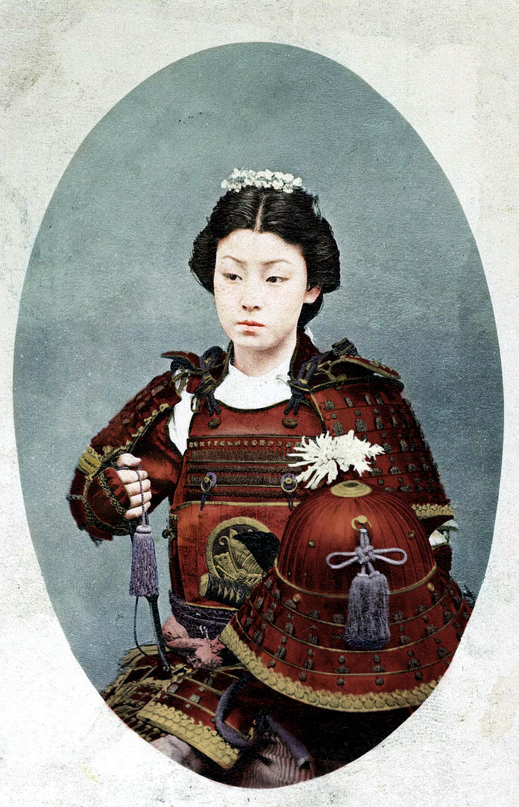 female samurai warriors immortalized in 19th century